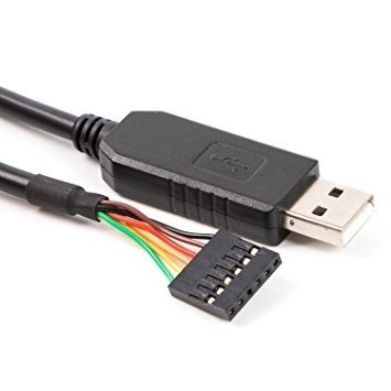 כבל סריאלי USB ל-TTL 3.3V עם קונקטור 6 פין באורך 1.8 מטר