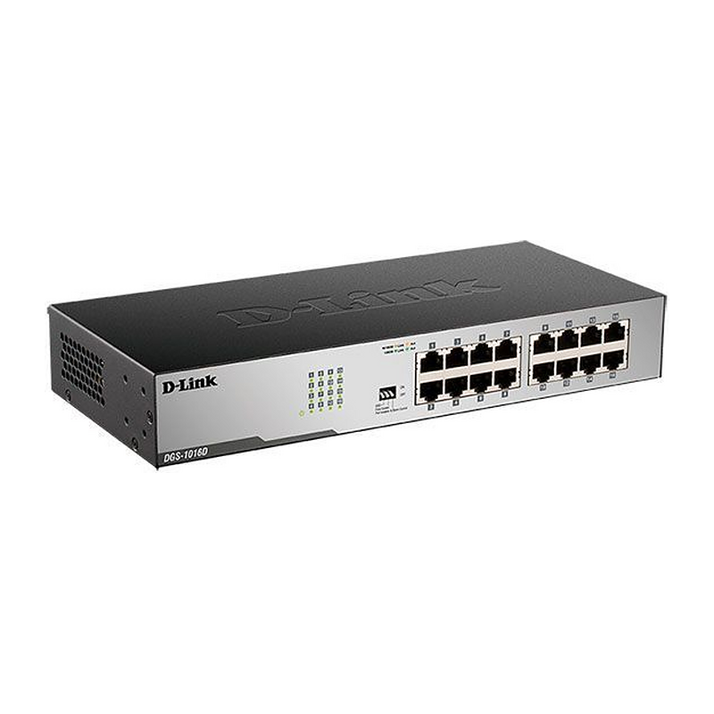 מתג 16 פורט ג'יגה D-Link DGS-1016D/J1A