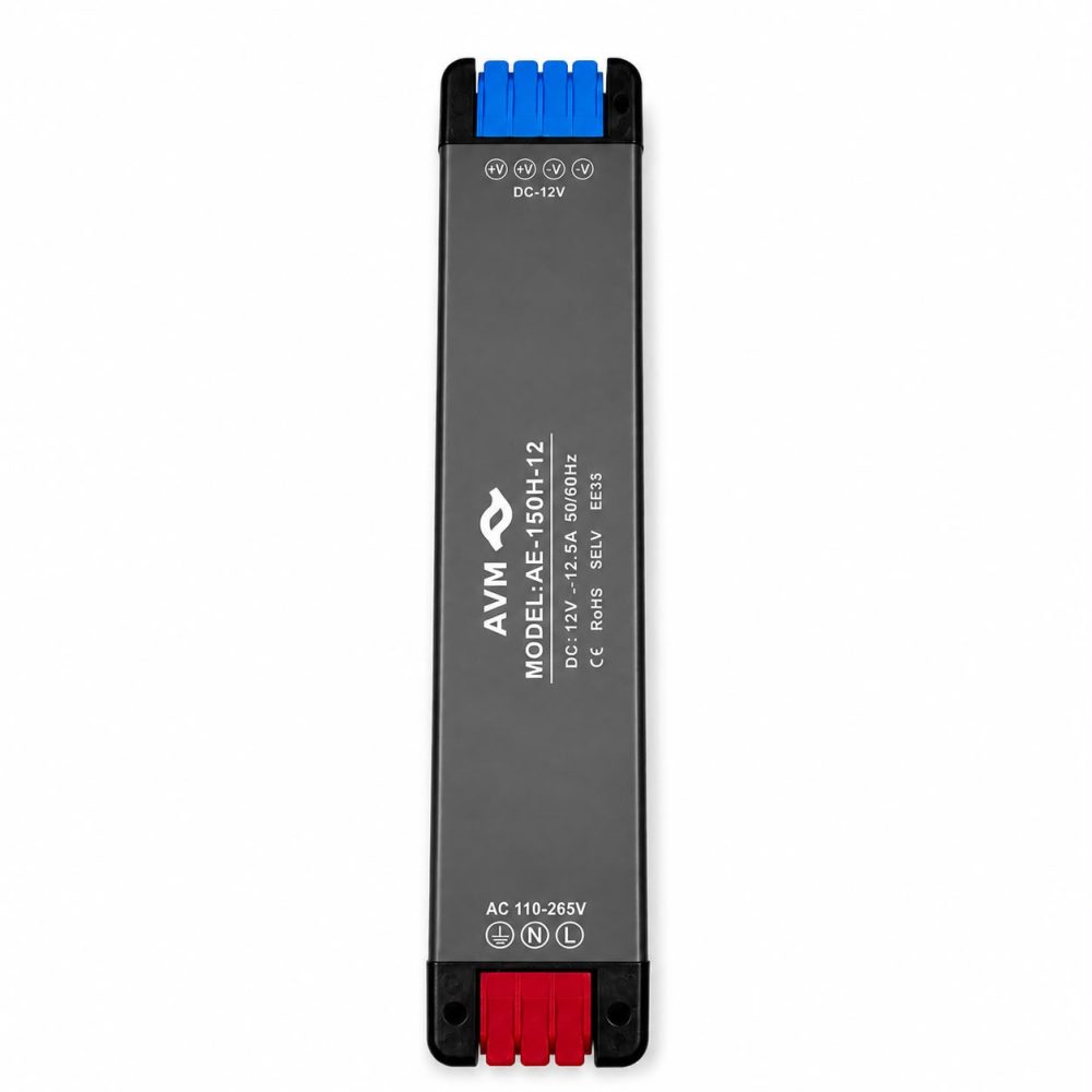 ספק כוח AVM ‏12V 150W 12.5A