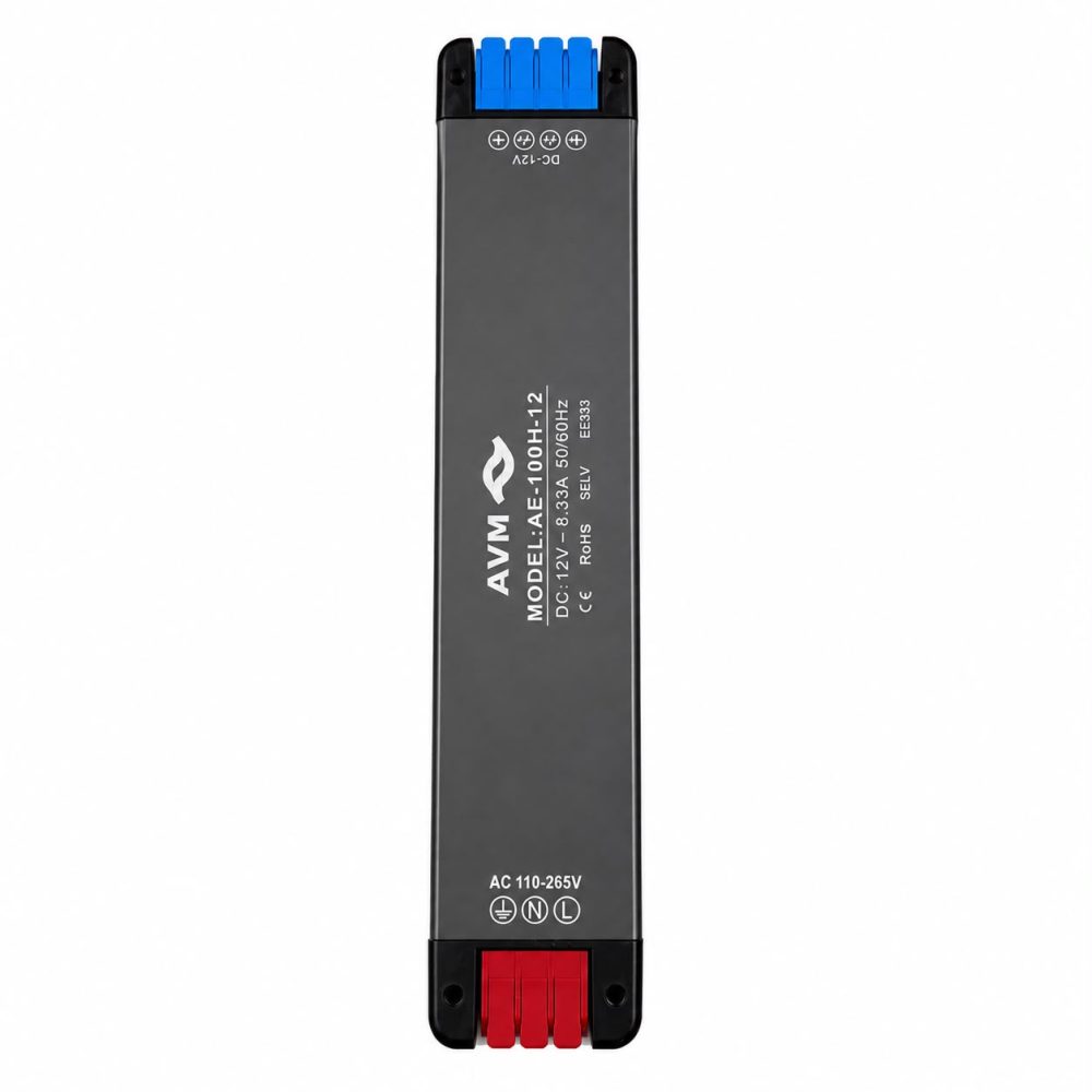 ספק כוח AVM ‏12V 100W 8.33A
