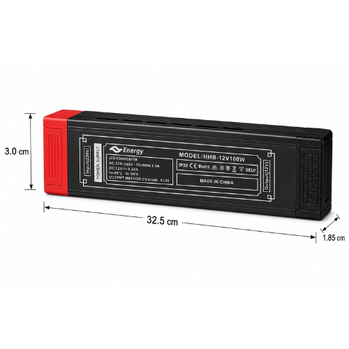 Alternative view of ספק כוח 12V 100W 8.33A