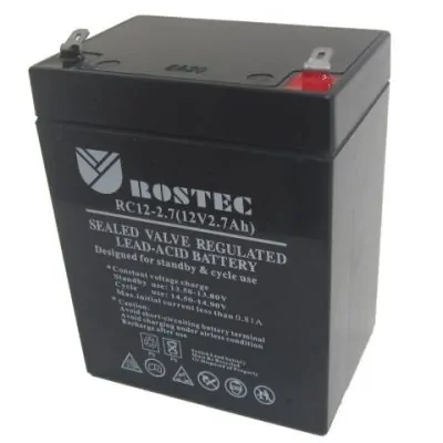 סוללה נטענת / מצבר עופרת 12V 2.7AH