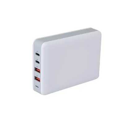מטען שולחני USB-C 65W לבן 4 יציאות PD3654